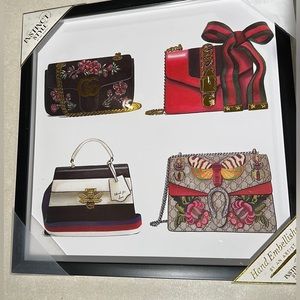 Gucci Purse Wall Art